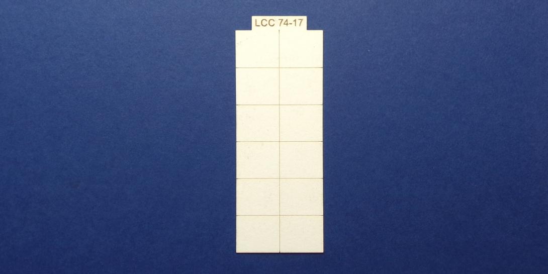 LCC 74-17 O gauge roof ventilation tiles Roof ventilation unit tile panels. Compatible with LCC 74-16.